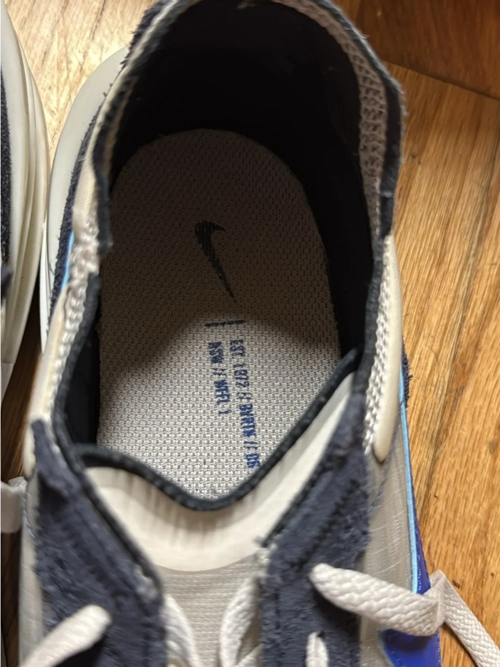 Nike Men's Sneakers in Blue, Black & White